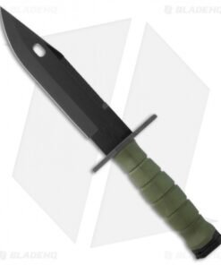 Ontario 490 M-9 Green Bayonet & Scabbard OD Green (7" Black) 6220
