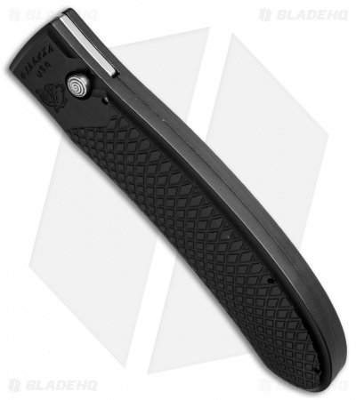 Piranha Toxin Automatic Knife Black (3.75" Mirror Serr) - Image 3