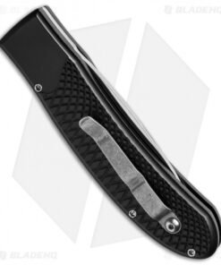 Alternative view of Piranha Toxin Automatic Knife Black (3.75" Mirror Serr)