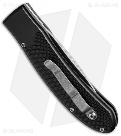 Piranha Toxin Automatic Knife Black (3.75" Mirror Serr) - Image 2