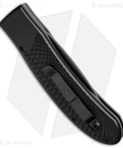 Alternative view of Piranha Toxin Automatic Knife Black (3.75" Black Serr)