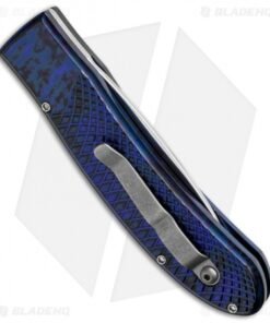Alternative view of Piranha Toxin Automatic Knife Blue (3.75" Mirror)