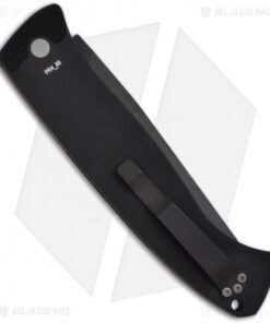 Alternative view of Pro-Tech Brend 1 Large Automatic Knife Black (4.6" Black Serr) 1122