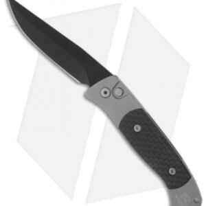 Protech Brend 2 Small Automatic Knife Carbon Fiber (2.9" Black) 1202-CF