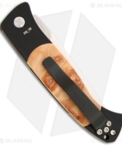 Alternative view of Pro-Tech Brend 2 Small Automatic Knife Maple Burl (2.9" Satin)
