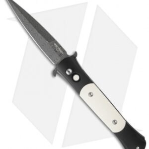 Pro-Tech The Don Tuxedo Automatic Ivory Micarta + Clip (3.5" Damascus) 1751