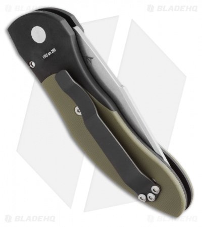 Pro-Tech Elishewitz Doru Automatic Knife Black Green G10 (3.5" Stonewash) 2022 - Image 2