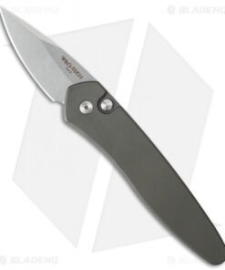 Pro-Tech Half-Breed Automatic Knife OD Green (1.95" Stonewash) 3605-GRN