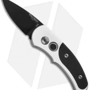 Pro-Tech Runt J4 Automatic Knife Silver / Black G-10 (1.94" Black) 4401