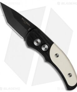 Pro-Tech Runt J4 Tanto Automatic Knife Ivory Micarta (1.94" Black) 5452