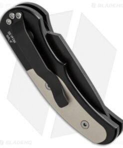 Alternative view of Pro-Tech Runt J4 Tanto Automatic Knife Ivory Micarta (1.94" Black) 5452