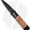 Pro-Tech Godson Automatic Knife Maple Burl (3.15" Black) 707
