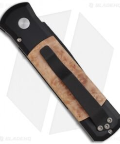Alternative view of Pro-Tech Godson Automatic Knife Maple Burl (3.15" Black) 707