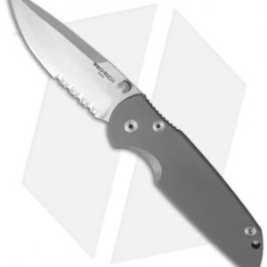 Pro-Tech TR-3 Integrity Frame Lock Knife Titanium (3.5" Satin Serr) 7702
