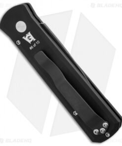 Alternative view of Pro-Tech Godson Steampunk Automatic Knife (3.15" Black) USN GVI
