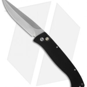 Protech Brend 1 Large Automatic Knife Black (4.6" Stonewash) 1125-SF