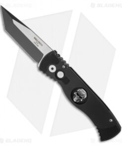 Protech TR-1 Skull #1 Tactical Response Tanto Automatic Knife (3" Black)