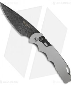 Pro-Tech TR-4 Steel Custom Tactical Response Knife (4" Crist Damascus)
