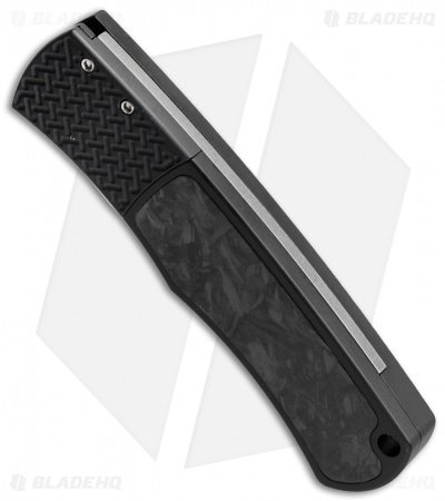 Pro-Tech Magic BR-1 "Whiskers" Automatic Knife Marbled CF (3.125" Stonewash) - Image 2