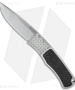Pro-Tech Magic BR-1 "Whiskers" Custom Steel Knife Carbon Fiber (3.125" SW)