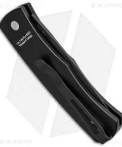 Alternative view of Pro-Tech Magic "Whiskers" Automatic Knife Black (3.125" Black Serr) BR-1.8