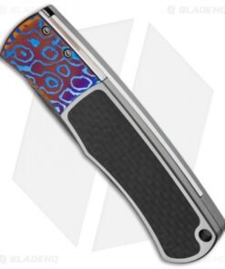 Alternative view of Pro-Tech Magic BR-1 "Whiskers" Custom Automatic Knife CF/Moku-Ti (Damascus)