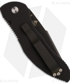 Alternative view of Pro-Tech Doru Automatic Knife Elishewitz Black Handle (3.5" Black Plain) 2015