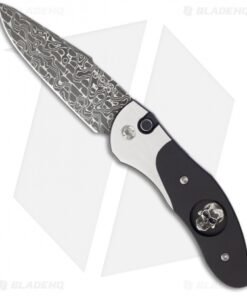 Protech Steel & Skull Custom Doru Automatic Knife (3.5" Damascus)