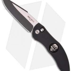 Protech Doru Skull #1 Automatic Knife Elishewitz (3.5" Black) LTD ED 2061