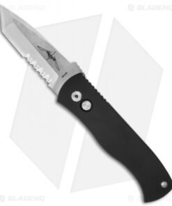 Emerson Pro-Tech CQC-7 Tanto Automatic Knife w/ Solid Handle (3.25" SW Serr)