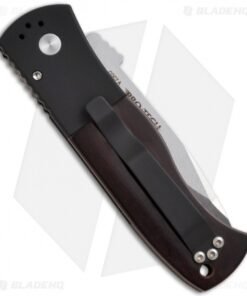 Alternative view of Emerson Pro-Tech CQC7-A Automatic Knife w/ Burgundy Micarta (3.25" Stonewash)