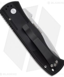 Alternative view of Emerson Pro-Tech CQC7-A Spear Point Auto Knife w/ Knurl (3.25" Stonewash Serr)