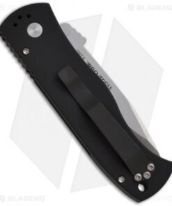 Alternative view of Emerson Pro-Tech CQC7-A Spear Point Automatic Solid Black (3.25" Stonewash)