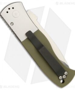 Alternative view of Emerson Protech Custom Steel CQC-7A Automatic Knife Green G-10 (3.25" Stonewash)