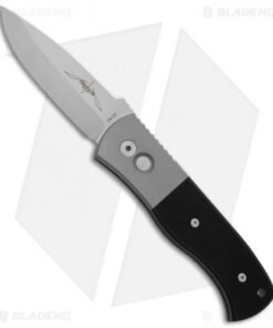 Emerson Pro-Tech CQC7-A Gray Automatic Knife w/ Black G10 (3.25" Stonewash)