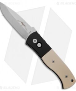 Emerson Pro-Tech CQC7-A Automatic Knife w/ Ivory Micarta (3.25" Stonewash)