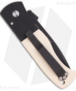 Alternative view of Emerson Pro-Tech CQC7-A Automatic Knife Tuxedo Ivory Micarta (3.25" Black)