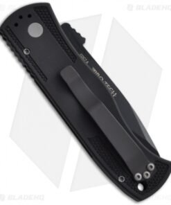 Alternative view of Emerson Pro-Tech CQC7-A Spear Point Auto Knife w/ Knurl (3.25" Black Plain)