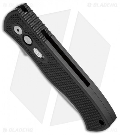 Emerson Pro-Tech CQC7-A Spear Point Auto Knife w/ Knurl (3.25" Stonewash Plain) - Image 3