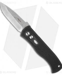 Emerson Pro-Tech CQC7-A Spear Point Auto Knife w/ Knurl (3.25" Stonewash Plain)