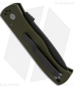 Alternative view of Black Dragon Forge D13 Fixed Blade Knife Green/Black G-10 (3.8" Satin)