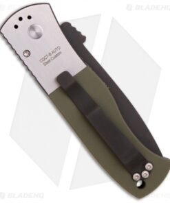 Alternative view of Emerson Protech Custom Steel CQC-7 Automatic Knife w/ Green G-10 (3.25" Black)