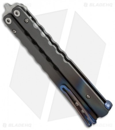 Pro-Tech FlyFather Balisong Butterfly Knife BB Random Fade + Clip (Stonewash) - Image 2