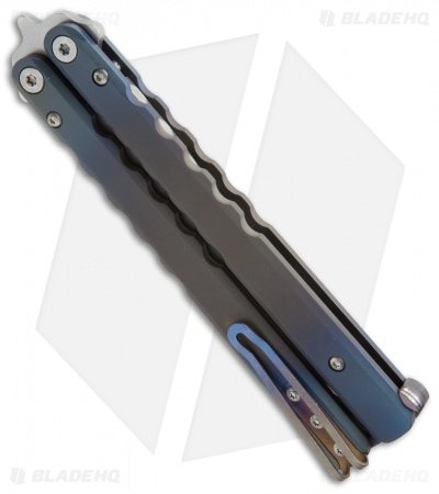 Pro-Tech FlyFather Balisong Butterfly Knife BB Random + Fade Clip (Stonewash) - Image 2