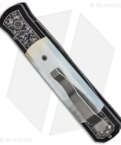 Alternative view of Pro-Tech Godfather Ultimate Steel Custom Knife DLC + Mother of Pearl (Damascus)