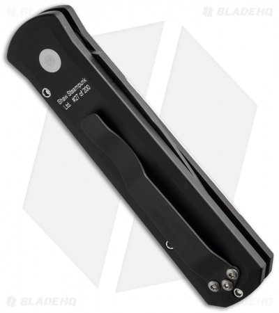 Pro-Tech Godson Steampunk Automatic Knife (3.15" Black) 7SP-2 - Image 2