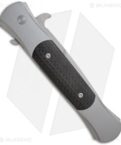 Alternative view of Pro-Tech Large Don Steel Automatic Knife Carbon Fiber (4.5" Satin) 1911