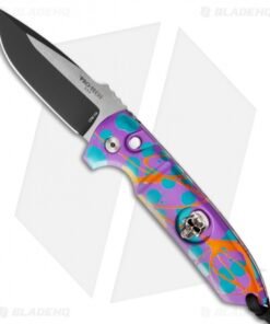Pro-Tech Les George Rockeye Skull Surprise Splash Auto -Orange/Purple/Green
