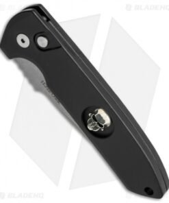 Alternative view of Pro-Tech Les George Rockeye Skull Automatic Knife Patterned (3.375" Stonewash)