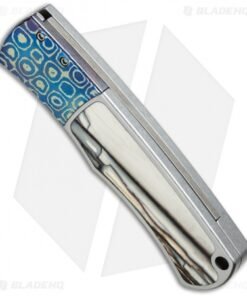 Alternative view of Pro-Tech Magic BR-1 "Whiskers" Custom Automatic Mastodon/Moku-Ti (Damascus)
